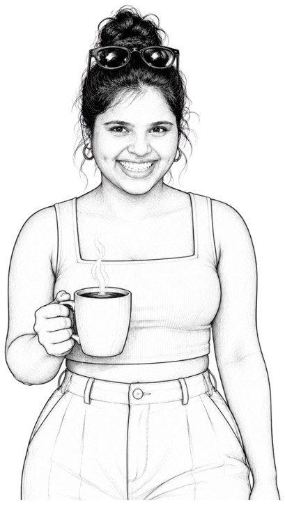 Illustration of Farheen Khan