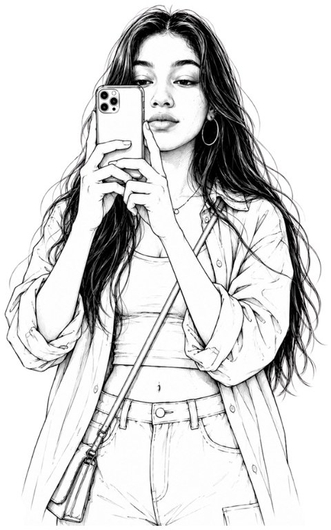 Illustration of Lara Sahu