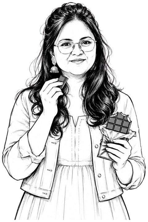 Illustration of NishiGandha Vaidya