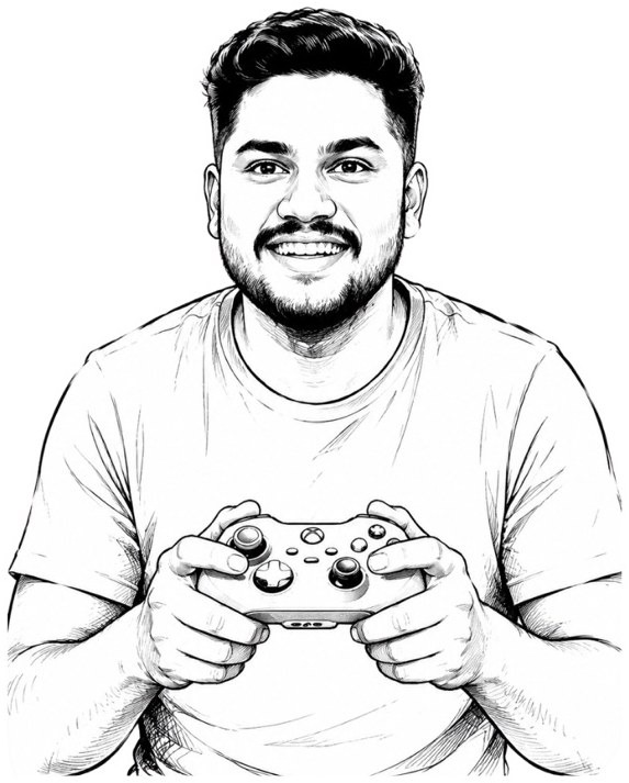 Illustration of Pranay Jagtap